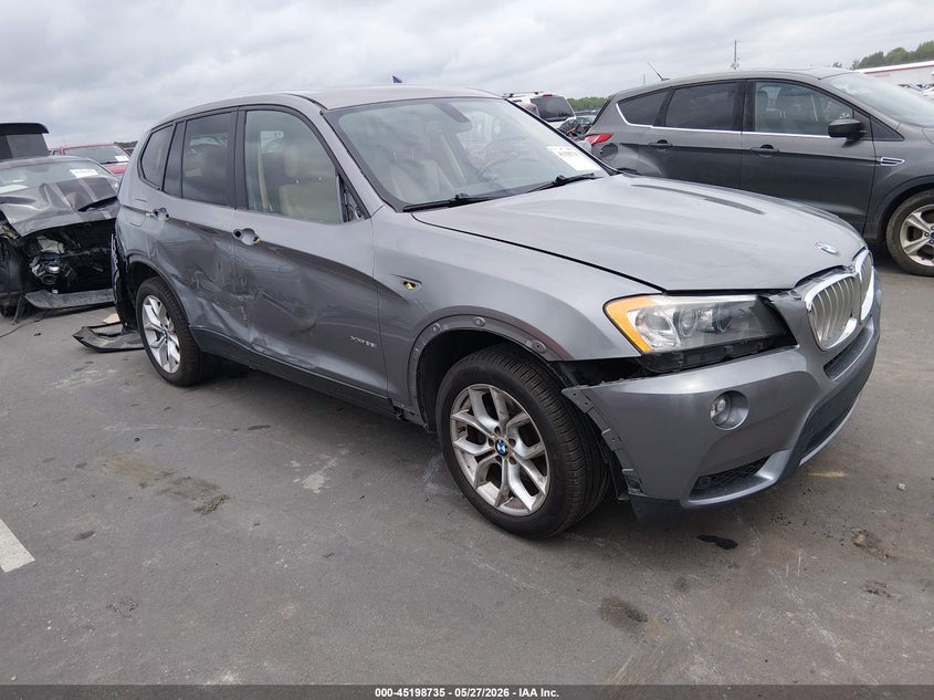 2013 BMW X3 VIN 5UXWX7C57DL976561 IAAI salvage auction — RIGHT REAR, Salvage (North Carolina), sold $1,225 on 2026-07-08 (photo 1)