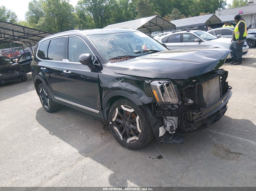2024 Kia Telluride VIN 5XYP6DGCXRG445373 IAAI salvage auction — FRONT END, Salvage Title, sold $8,300 on 2026-07-16 (photo 1)
