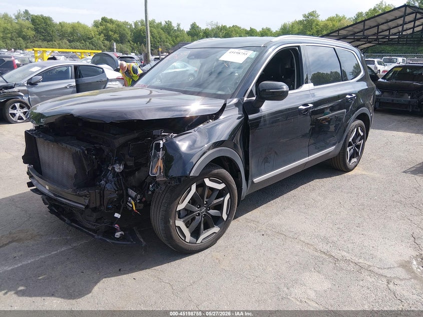 2024 Kia Telluride VIN 5XYP6DGCXRG445373 IAAI salvage auction — FRONT END, Salvage Title, sold $8,300 on 2026-07-16 (photo 2)