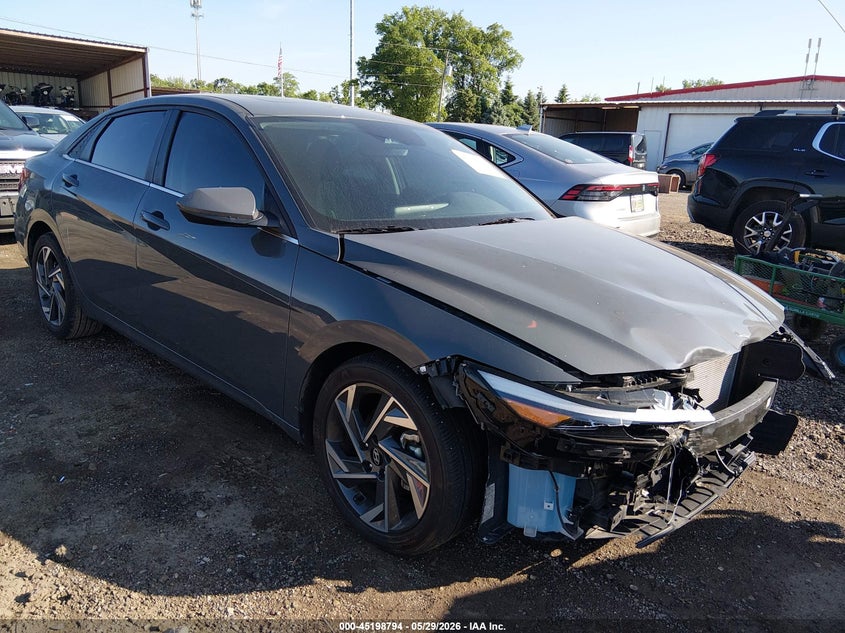 2024 Hyundai Elantra VIN KMHLS4DG7RU753693 IAAI salvage auction — FRONT END, Salvage Title, sold $4,950 on 2026-07-19 (photo 1)