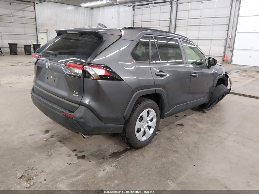 2019 Toyota VIN JTMF1RFV1KJ007924 IAAI salvage auction — RIGHT FRONT, Salvage (Minnesota), sold $8,000 on 2026-07-28 (photo 4)