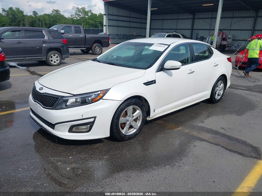 2015 Kia Optima VIN KNAGM4A75F5623466 IAAI salvage auction — RIGHT SIDE, Repossession Paperwork (Georgia), sold $400 on 2026-07-15 (photo 2)