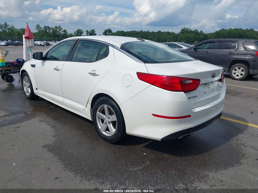 2015 Kia Optima VIN KNAGM4A75F5623466 IAAI salvage auction — RIGHT SIDE, Repossession Paperwork (Georgia), sold $400 on 2026-07-15 (photo 3)