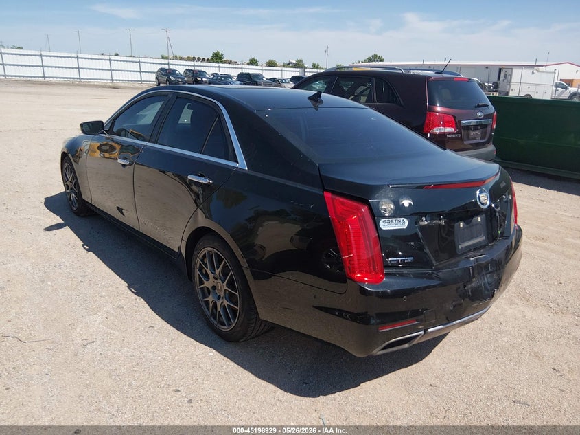 2014 Cadillac Cts VIN 1G6AR5S35E0119882 IAAI salvage auction — REAR END, Certificate Of Title (Nebraska), sold $1,750 on 2026-08-21 (photo 3)