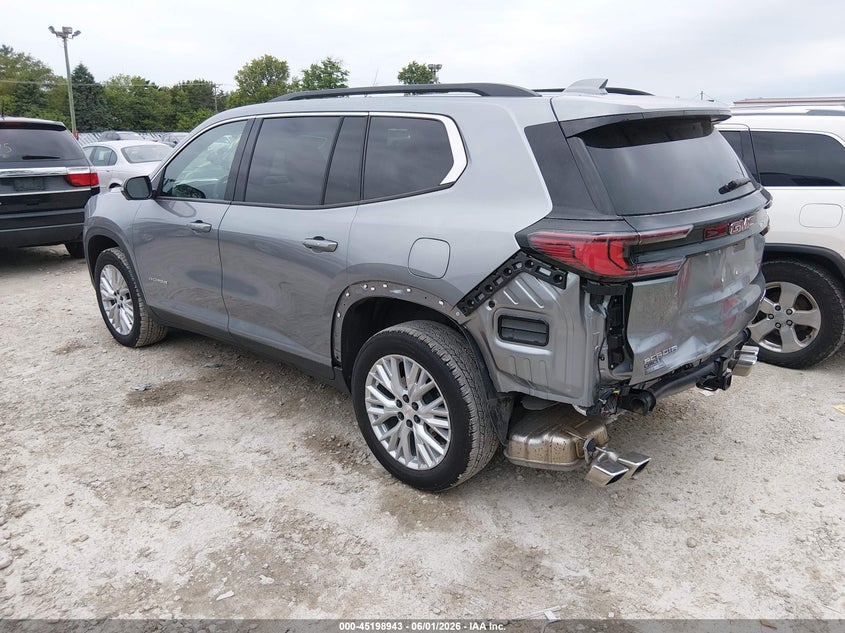 2025 Gmc Acadia VIN 1GKENKRS3SJ177201 IAAI salvage auction — REAR END, Salvage Title, sold $17,200 on 2026-08-18 (photo 3)