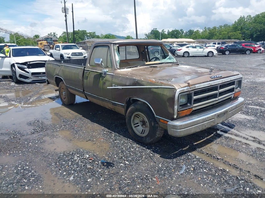 1989 Dodge D-series VIN 1B7FE16Y2KS070296 — IAAI salvage auction photo