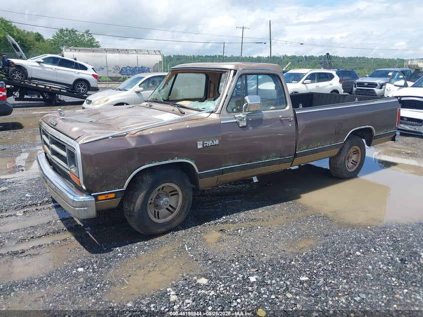1989 Dodge D-series VIN 1B7FE16Y2KS070296 IAAI salvage auction — FRONT END, Clear (Michigan), sold $600 on 2026-07-10 (photo 2)