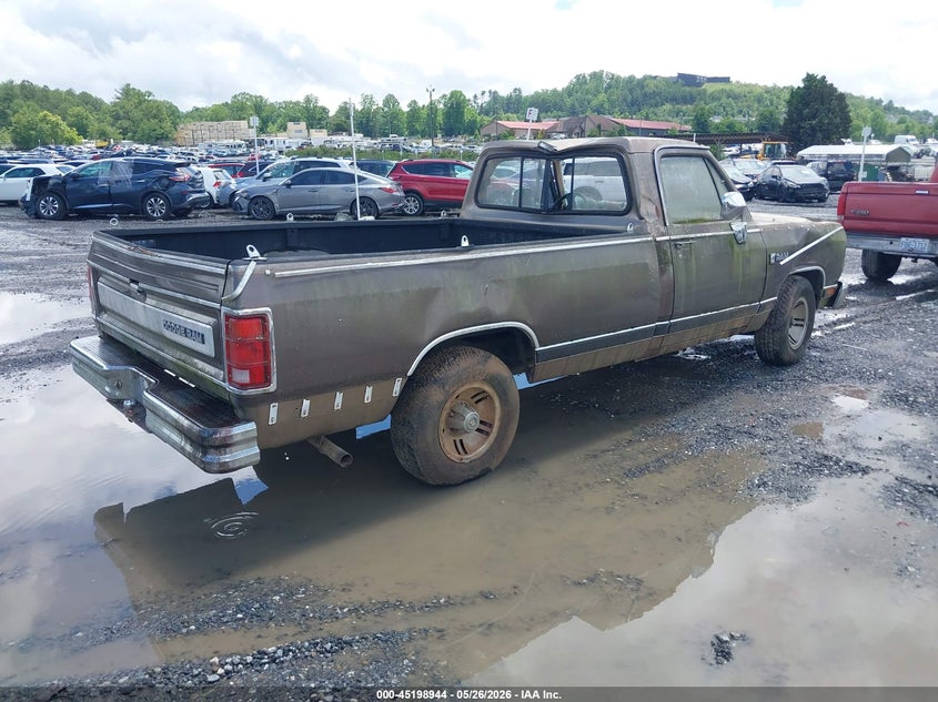 1989 Dodge D-series VIN 1B7FE16Y2KS070296 IAAI salvage auction — FRONT END, Clear (Michigan), sold $600 on 2026-07-10 (photo 4)