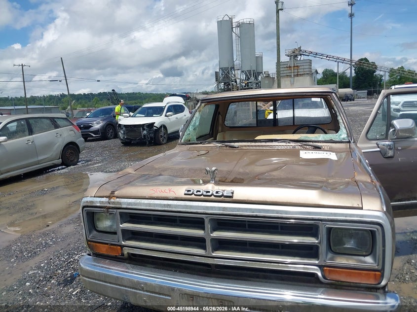 1989 Dodge D-series VIN 1B7FE16Y2KS070296 IAAI salvage auction — FRONT END, Clear (Michigan), sold $600 on 2026-07-10 (photo 6)