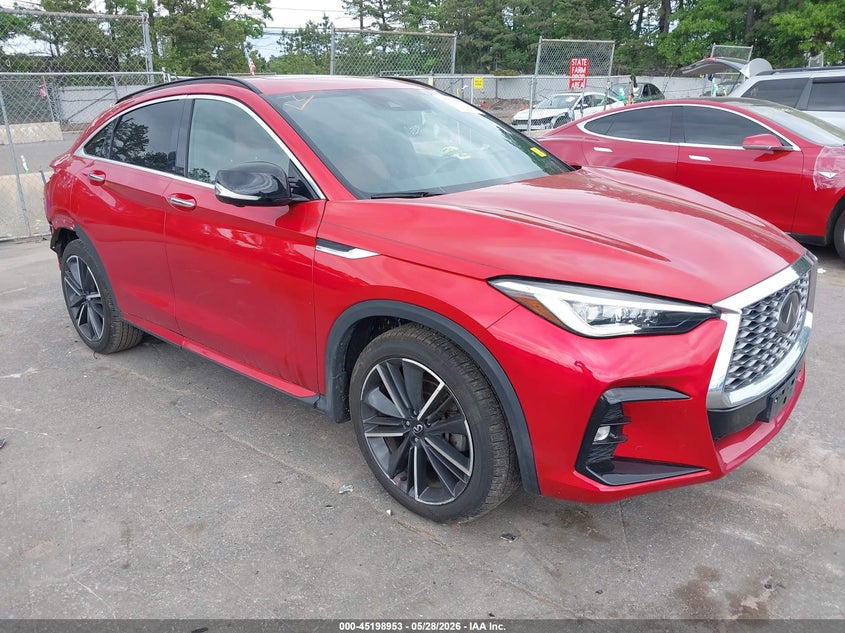 2023 Infiniti Qx55 VIN 3PCAJ5LR6PF103864 IAAI salvage auction — REAR END, Salvage Title, sold $10,100 on 2026-07-09 (photo 1)