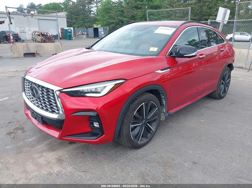 2023 Infiniti Qx55 VIN 3PCAJ5LR6PF103864 IAAI salvage auction — REAR END, Salvage Title, sold $10,100 on 2026-07-09 (photo 2)