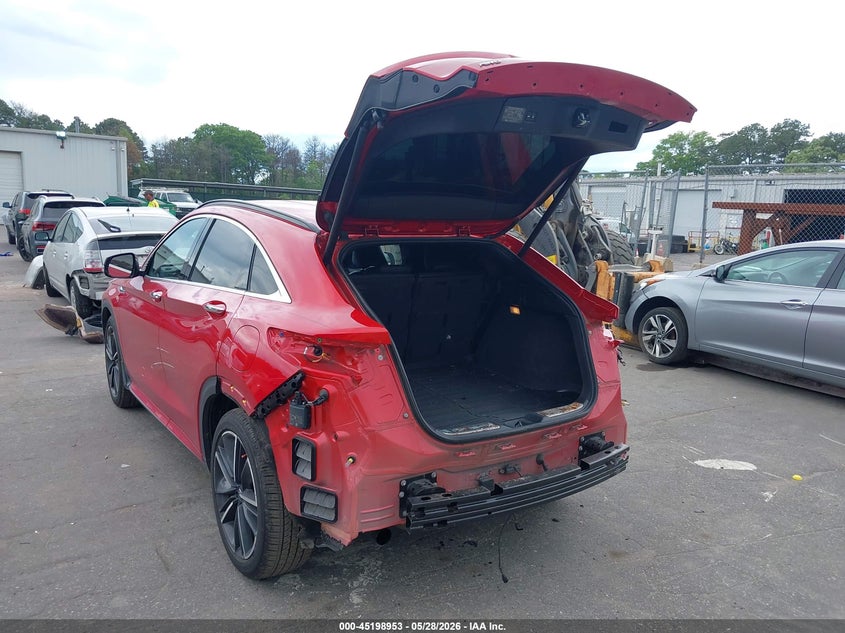 2023 Infiniti Qx55 VIN 3PCAJ5LR6PF103864 IAAI salvage auction — REAR END, Salvage Title, sold $10,100 on 2026-07-09 (photo 3)