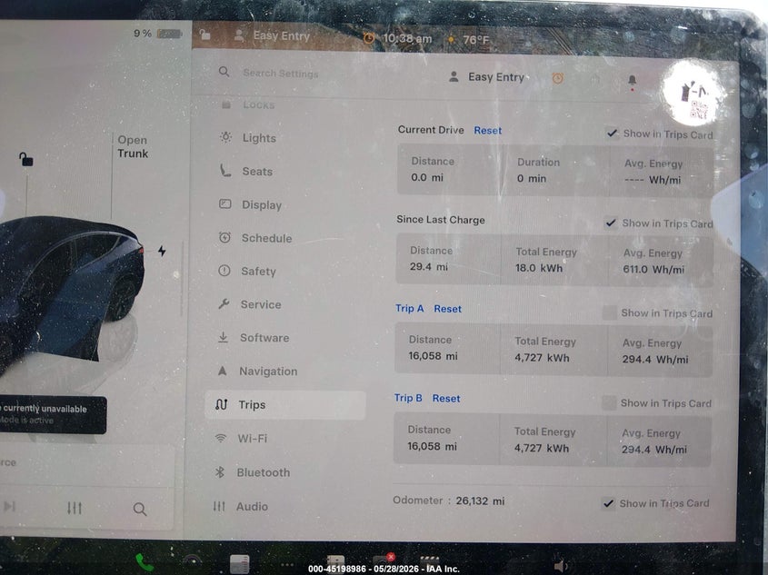 2024 Tesla Model y VIN 7SAYGAEE5RF112142 IAAI salvage auction — RIGHT REAR, Salvage Title, sold $13,500 on 2026-07-16 (photo 7)