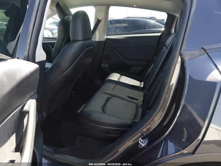 2024 Tesla Model y VIN 7SAYGAEE5RF112142 IAAI salvage auction — RIGHT REAR, Salvage Title, sold $13,500 on 2026-07-16 (photo 8)