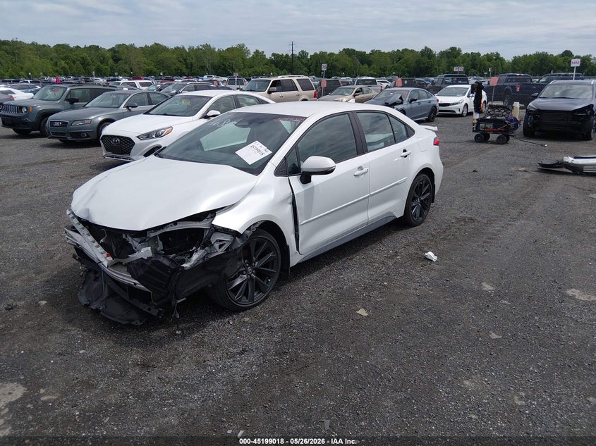 2023 Toyota Corolla VIN 5YFS4MCE7PP162686 IAAI salvage auction — FRONT END, Salvage - Greater Than 75% (Maryland), sold $3,800 on 2026-07-30 (photo 2)