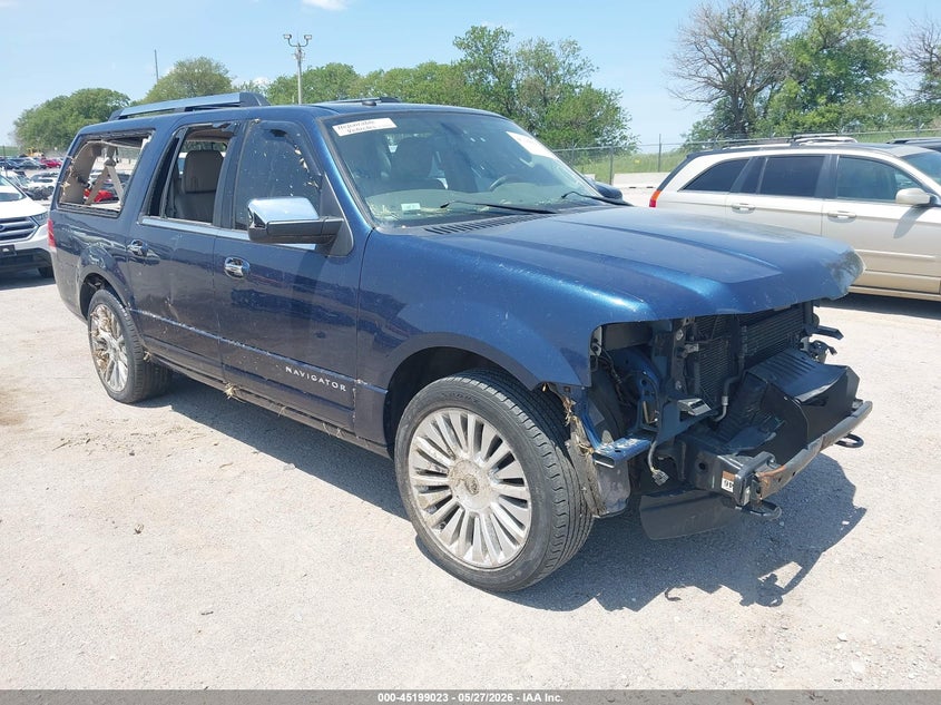 2016 Lincoln Navigator VIN 5LMJJ3JT9GEL09631 IAAI salvage auction — FRONT END, Salvage Title, sold $25 on 2026-07-12 (photo 1)