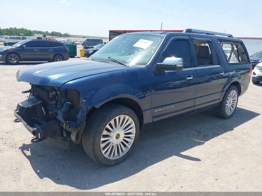 2016 Lincoln Navigator VIN 5LMJJ3JT9GEL09631 IAAI salvage auction — FRONT END, Salvage Title, sold $25 on 2026-07-12 (photo 2)