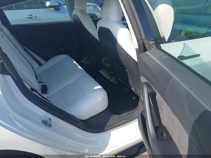 2021 Tesla Model 3 VIN 5YJ3E1EBXMF059692 IAAI salvage auction — REAR END, Salvage Title, sold $6,600 on 2026-07-23 (photo 8)