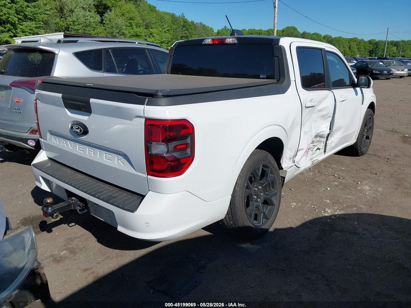 2025 Ford Maverick VIN 3FTCW8TA6SRA57076 IAAI salvage auction — SIDE, Salvage Title, sold $10,600 on 2026-07-28 (photo 4)