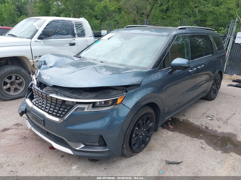 2024 Kia Carnival VIN KNDNE5H37R6341621 IAAI salvage auction — FRONT END, Salvage Title, sold $9,800 on 2026-07-29 (photo 2)