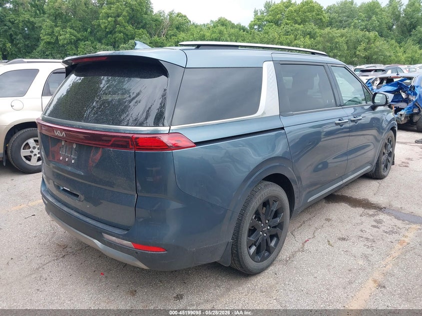 2024 Kia Carnival VIN KNDNE5H37R6341621 IAAI salvage auction — FRONT END, Salvage Title, sold $9,800 on 2026-07-29 (photo 4)