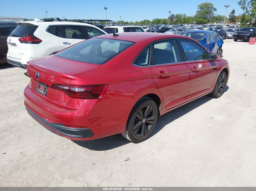 2024 Volkswagen Jetta VIN 3VWEM7BU1RM098630 IAAI salvage auction — HAIL, Salvage Title, sold $6,525 on 2026-08-26 (photo 4)