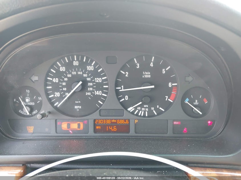 2000 BMW 5 series VIN WBADM6349YGU16507 IAAI salvage auction — FRONT END, Salvage (California), sold $275 on 2026-08-12 (photo 7)