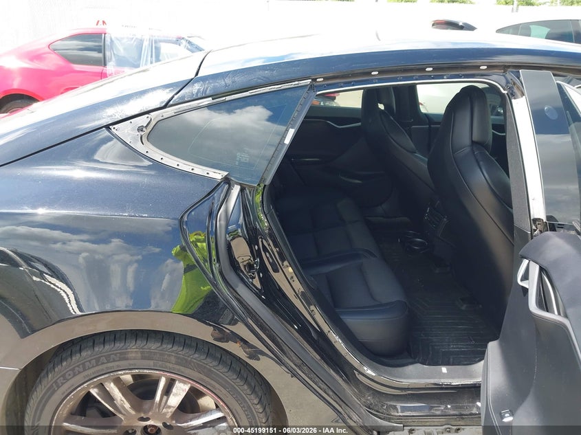 2018 Tesla Model s VIN 5YJSA1E28JF280789 IAAI salvage auction — FRONT END, Original (Texas), sold $5,700 on 2026-08-23 (photo 8)