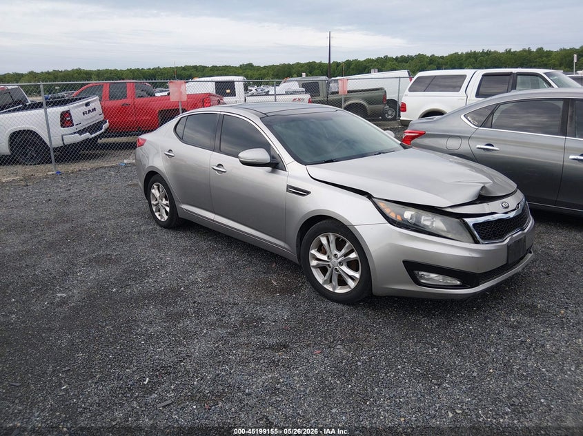 2013 Kia Optima VIN 5XXGN4A7XDG118306 IAAI salvage auction — FRONT END, Salvage - Greater Than 75% (Maryland), sold $950 on 2026-07-06 (photo 1)