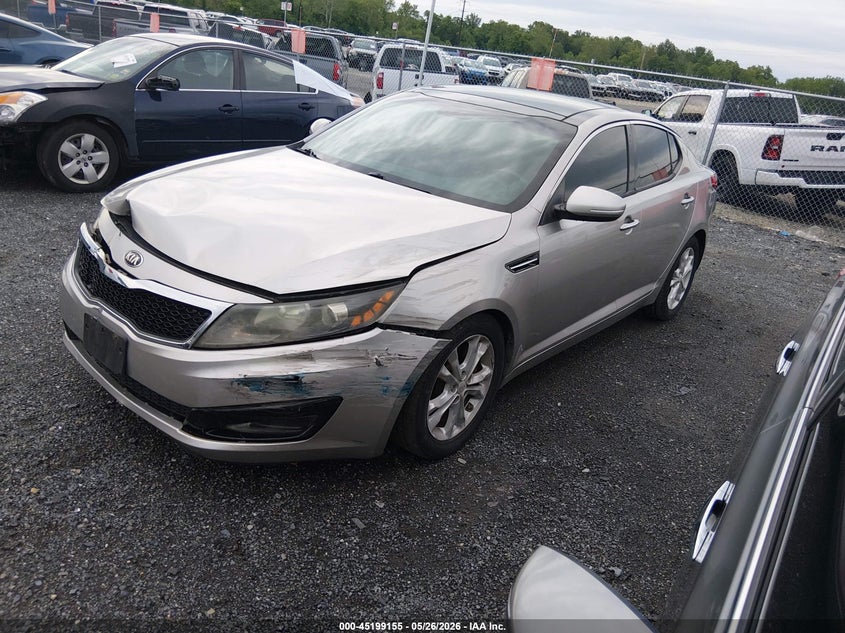 2013 Kia Optima VIN 5XXGN4A7XDG118306 IAAI salvage auction — FRONT END, Salvage - Greater Than 75% (Maryland), sold $950 on 2026-07-06 (photo 2)