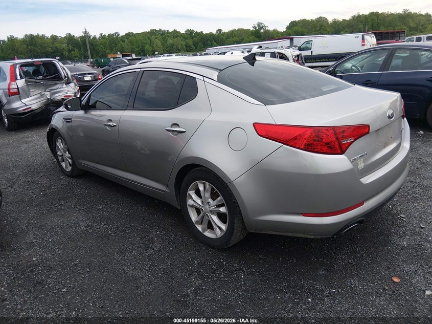 2013 Kia Optima VIN 5XXGN4A7XDG118306 IAAI salvage auction — FRONT END, Salvage - Greater Than 75% (Maryland), sold $950 on 2026-07-06 (photo 3)