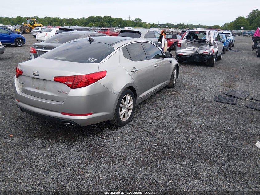 2013 Kia Optima VIN 5XXGN4A7XDG118306 IAAI salvage auction — FRONT END, Salvage - Greater Than 75% (Maryland), sold $950 on 2026-07-06 (photo 4)