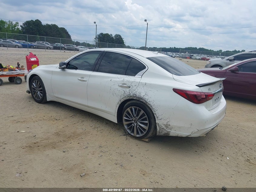 2023 Infiniti Q50 VIN JN1EV7BP8PM513058 IAAI salvage auction — THEFT, Salvage (Georgia), sold $11,200 on 2026-07-23 (photo 3)