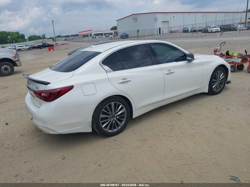 2023 Infiniti Q50 VIN JN1EV7BP8PM513058 IAAI salvage auction — THEFT, Salvage (Georgia), sold $11,200 on 2026-07-23 (photo 4)