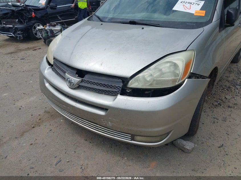 2004 Toyota Sienna VIN 5TDBA22C04S016985 IAAI salvage auction — FRONT END, Salvage (Georgia), sold $725 on 2026-07-09 (photo 6)
