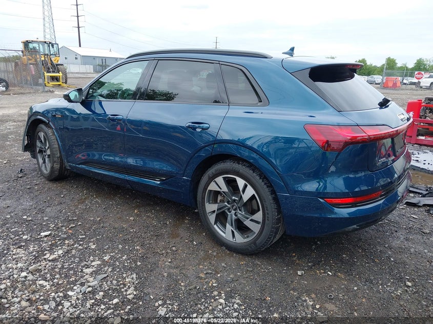 2022 Audi E-tron VIN WA1AABGE9NB009784 IAAI salvage auction — FRONT END, Wait Title, sold $9,800 on 2026-08-26 (photo 3)