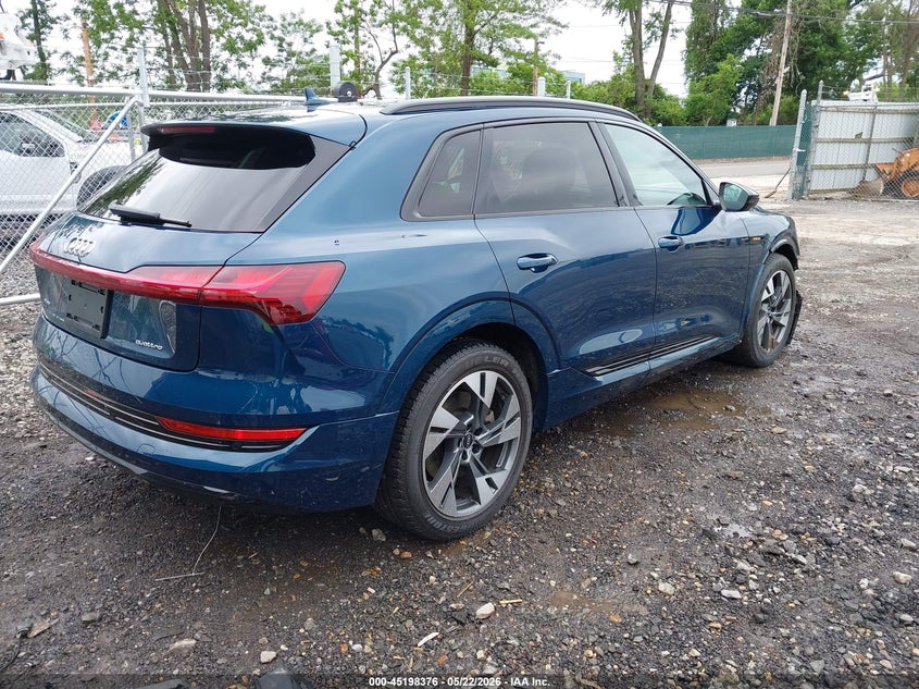 2022 Audi E-tron VIN WA1AABGE9NB009784 IAAI salvage auction — FRONT END, Wait Title, sold $9,800 on 2026-08-26 (photo 4)
