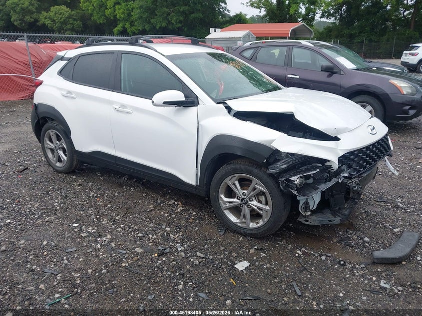 2023 Hyundai Kona VIN KM8K62AB9PU032513 IAAI salvage auction — FRONT END, Salvage (Georgia), sold $2,550 on 2026-07-17 (photo 1)