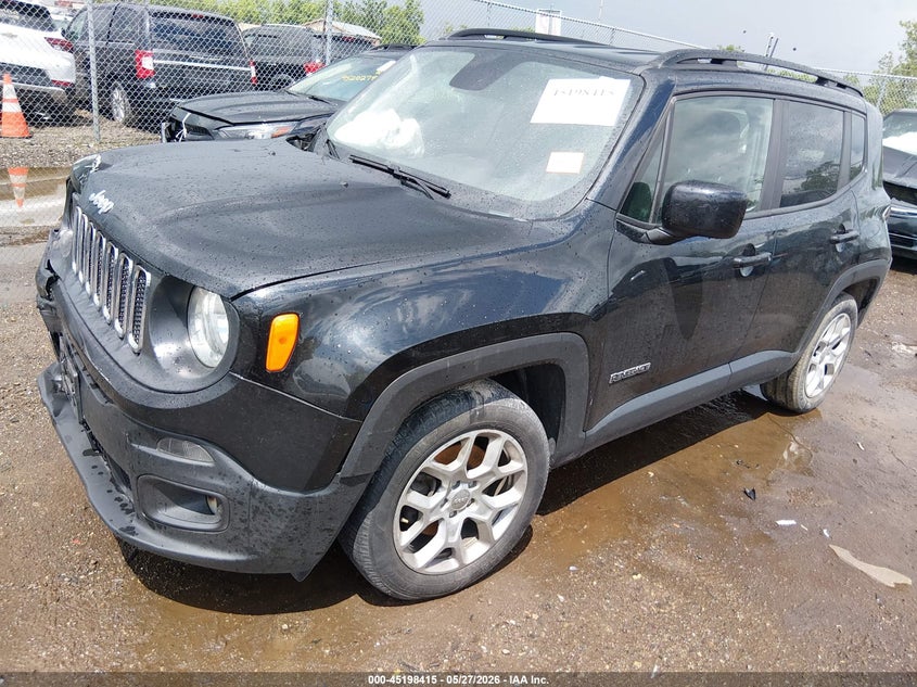 2018 Jeep Renegade VIN ZACCJABBXJPJ22842 IAAI salvage auction — FRONT & REAR, Salvage (Ohio), sold $900 on 2026-07-30 (photo 2)