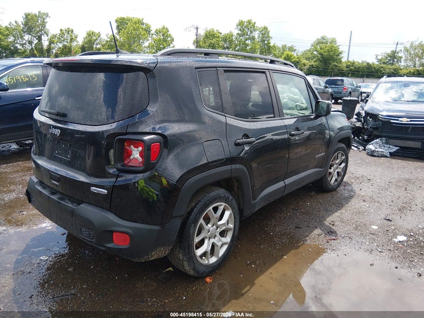 2018 Jeep Renegade VIN ZACCJABBXJPJ22842 IAAI salvage auction — FRONT & REAR, Salvage (Ohio), sold $900 on 2026-07-30 (photo 4)