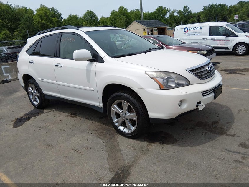 2008 Lexus Rx 400h VIN JTJHW31U882861590 IAAI salvage auction — ELECTRICAL, Salvage (Connecticut), sold $450 on 2026-07-30 (photo 1)