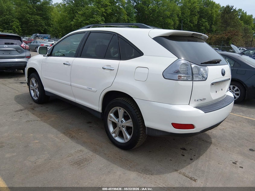 2008 Lexus Rx 400h VIN JTJHW31U882861590 IAAI salvage auction — ELECTRICAL, Salvage (Connecticut), sold $450 on 2026-07-30 (photo 3)