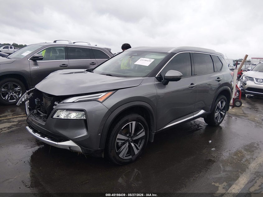 2023 Nissan Rogue VIN JN8BT3DDXPW323188 IAAI salvage auction — RIGHT FRONT, Salvage Title, sold $7,900 on 2026-07-16 (photo 2)