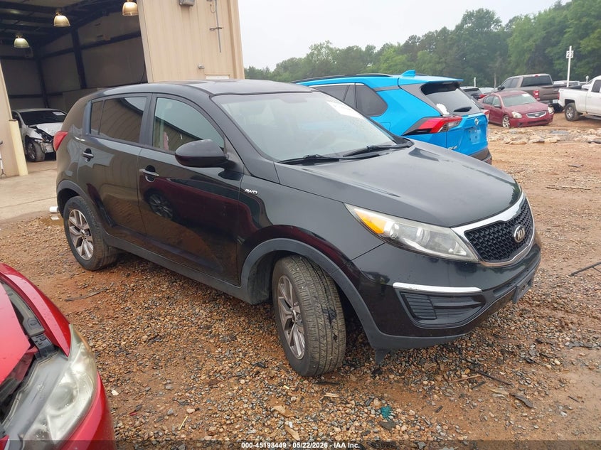 2016 Kia Sportage VIN KNDPBCACXG7879138 IAAI salvage auction — LEFT SIDE, Salvage (North Carolina), sold $1,700 on 2026-07-27 (photo 1)