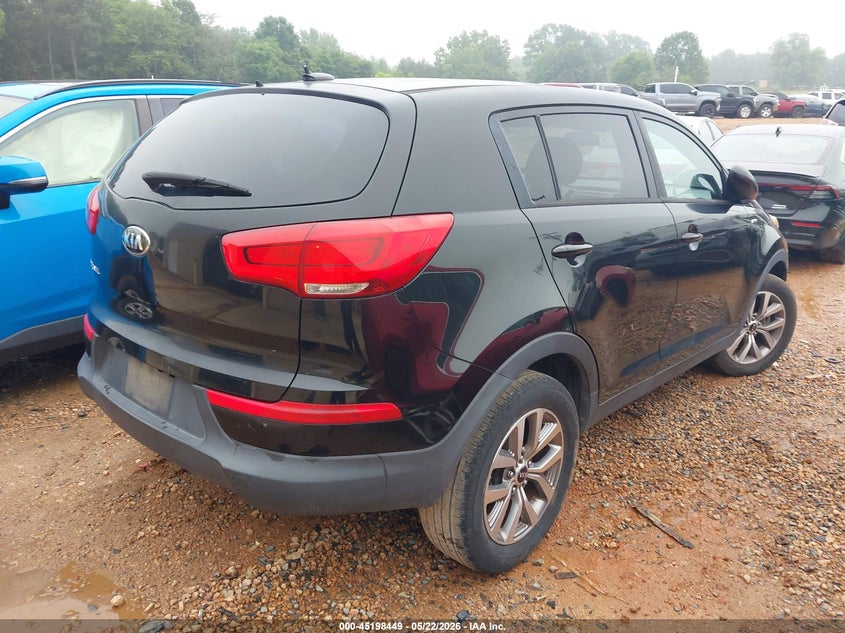 2016 Kia Sportage VIN KNDPBCACXG7879138 IAAI salvage auction — LEFT SIDE, Salvage (North Carolina), sold $1,700 on 2026-07-27 (photo 4)