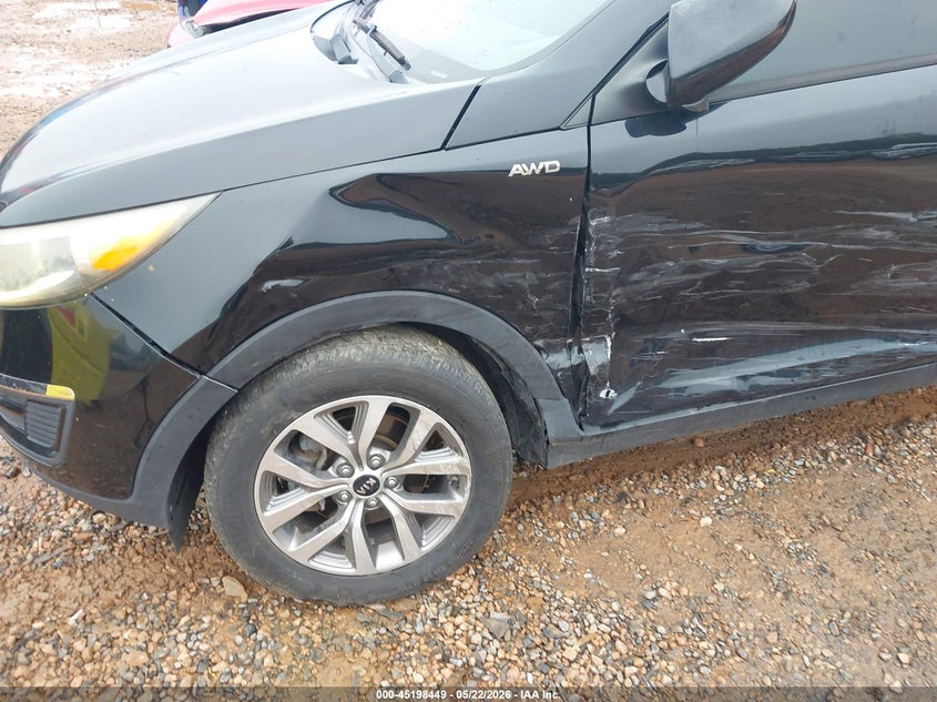 2016 Kia Sportage VIN KNDPBCACXG7879138 IAAI salvage auction — LEFT SIDE, Salvage (North Carolina), sold $1,700 on 2026-07-27 (photo 6)