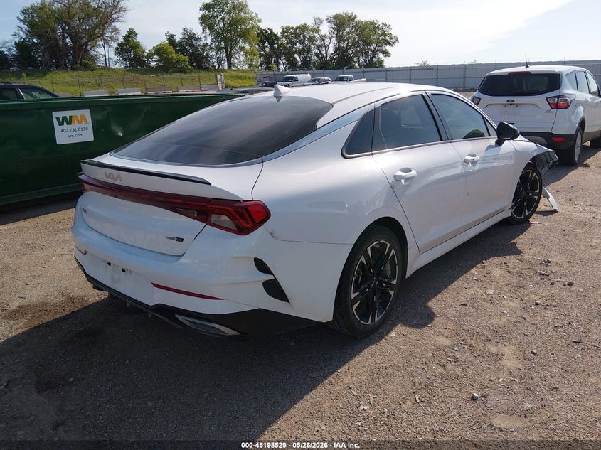 2022 Kia K5 VIN 5XXG64J22NG083702 IAAI salvage auction — FRONT END, Certificate Of Title (Nebraska), sold $3,400 on 2026-07-30 (photo 4)