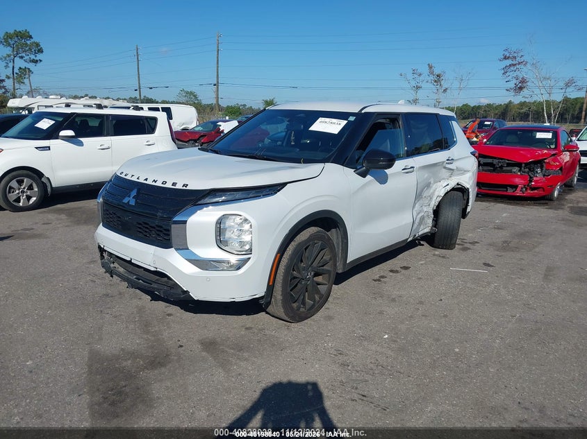 2024 Mitsubishi Outlander VIN JA4J3VA8XRZ011622 IAAI salvage auction — REAR END, Wait Title, sold $7,225 on 2026-08-21 (photo 2)