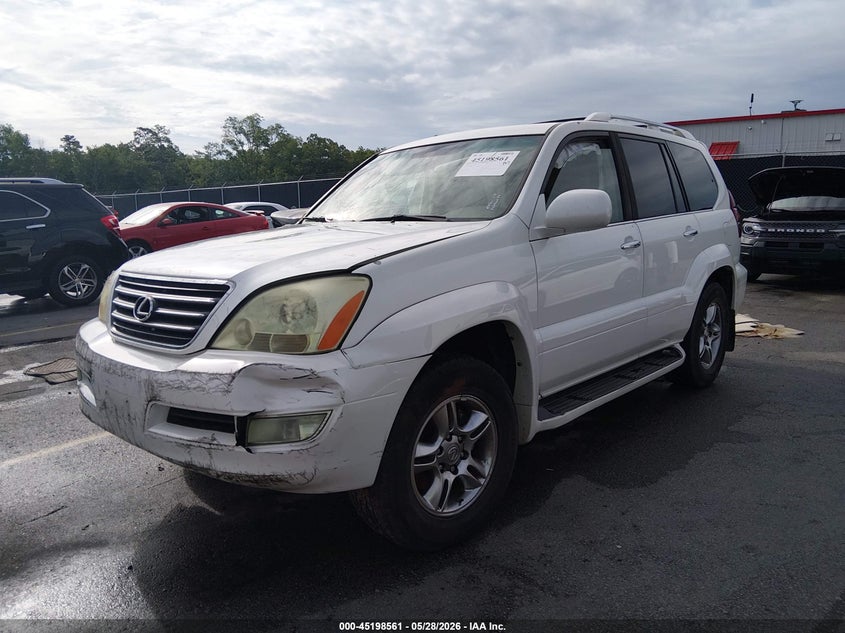 2008 Lexus Gx VIN JTJBT20X280149267 IAAI salvage auction — FRONT END, Salvage (South Carolina), sold $5,000 on 2026-07-15 (photo 2)