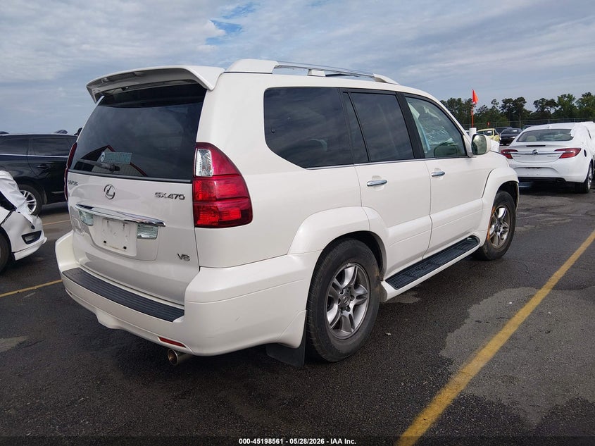 2008 Lexus Gx VIN JTJBT20X280149267 IAAI salvage auction — FRONT END, Salvage (South Carolina), sold $5,000 on 2026-07-15 (photo 4)